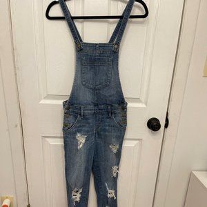 bebe fitted jean overalls